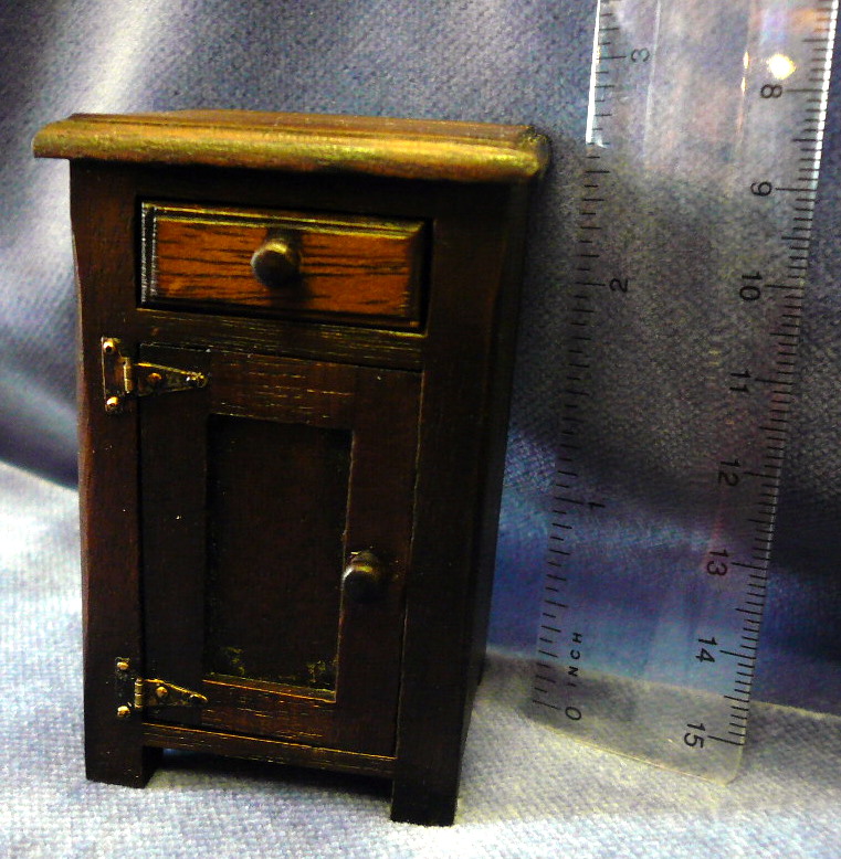 Side Table - with Door and Drawer - LH